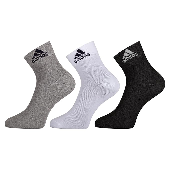 Adidas Men Ankle Length Cotton Blend Socks